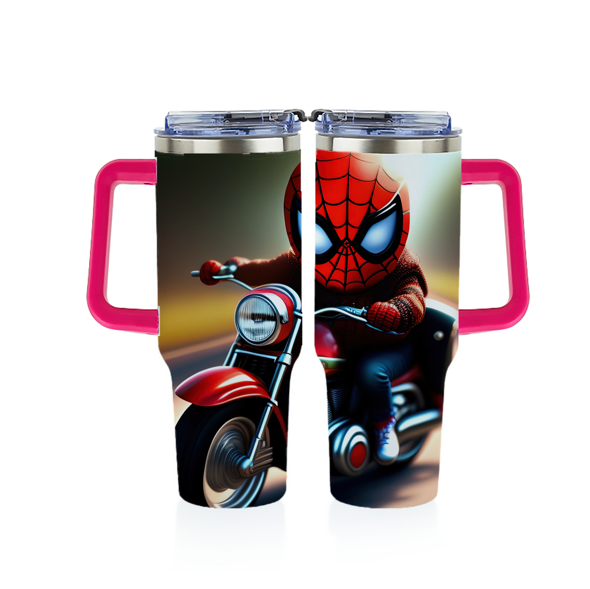 （画像用） Spider Man スパイダーマン 1200ｍLフルプリント車用タンブラー